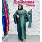 Enchanting Dubai Green Bubu Abaya