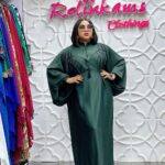 Enchanting Dubai Green Bubu Abaya - Image 2