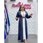 Navy and White Dream Indian 2-Piece Dress