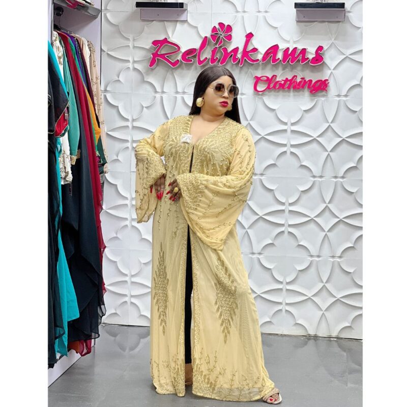 Golden Goddess Indian Kimono