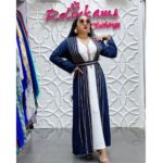 Navy and White Dream Indian 2-Piece Dress - Image 2