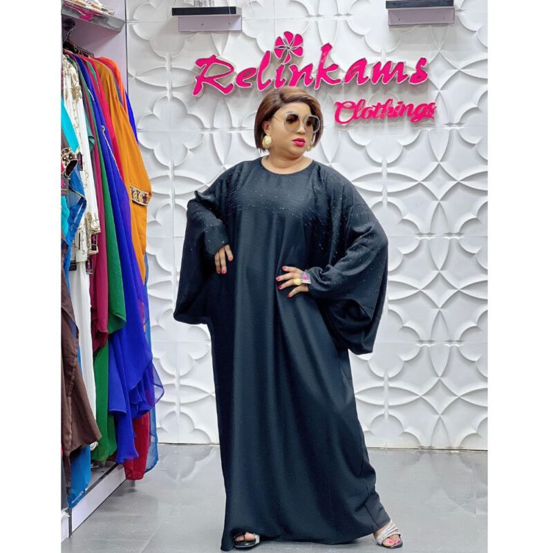 Sparkle Stone-Embellished Abaya